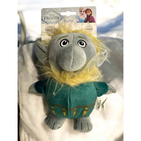Disney Other - NEW! Disney's Frozen‎ TROLL DOG TOY PLUSH w/ CRINKLE SQUEAKER Heavy Duty, S M L